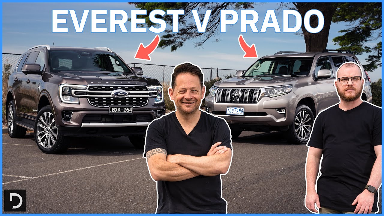 Toyota Prado Kakadu Vs Ford Everest Platinum | Toyota And Ford Go Head-To-Head | Drive.com.au