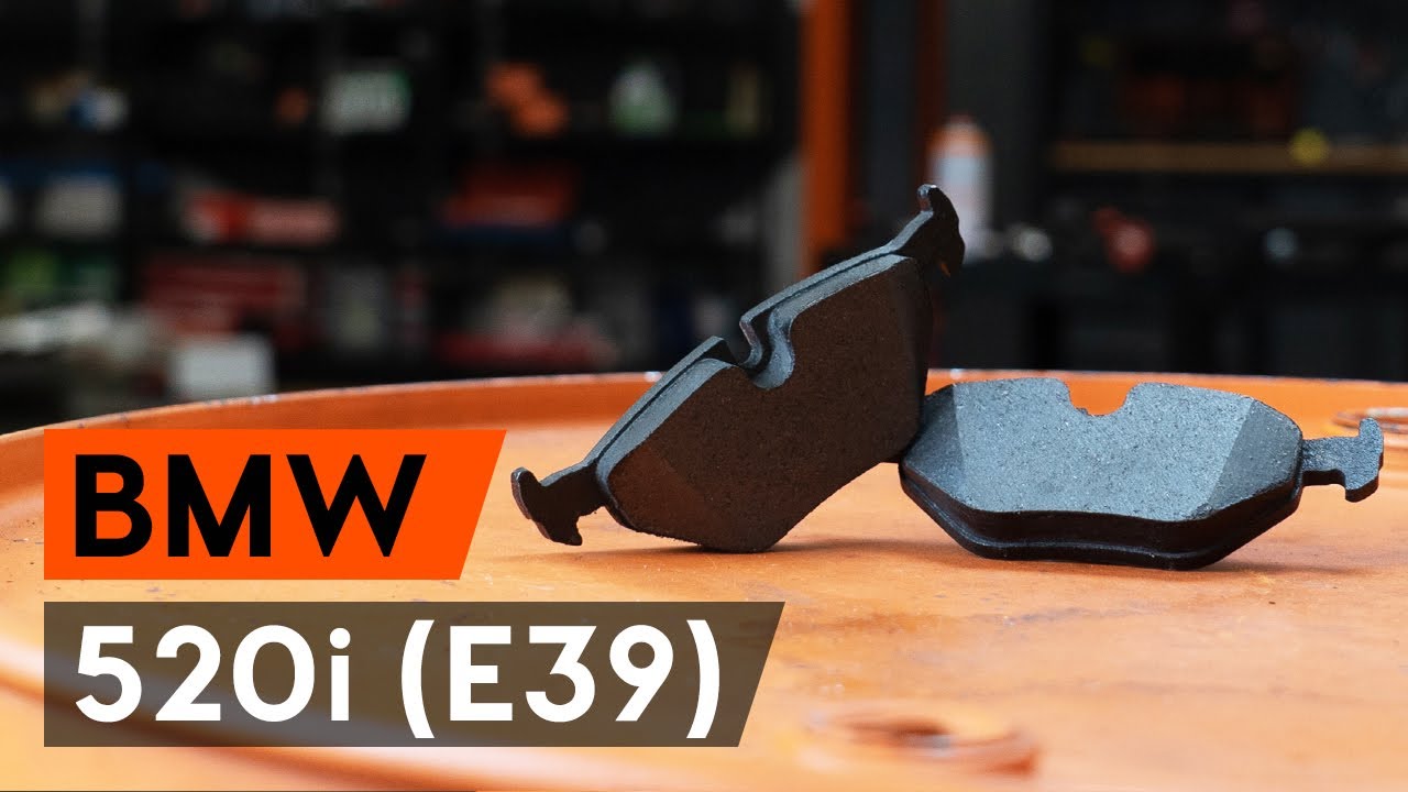 Kā nomainīt: aizmugures bremžu klučus BMW E39 - nomaiņas ceļvedis