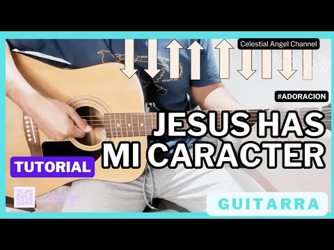 Jesus has mi caracter RASGUEO con GUITARRA ACUSTICA para PRINCIPIANTES