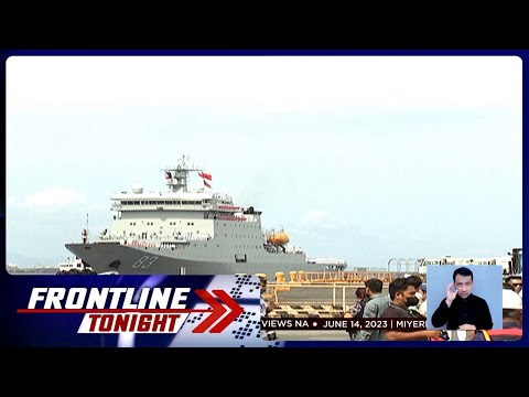 Chinese navy training ship, dumaong sa pantalan ng Maynila Frontline Tonight