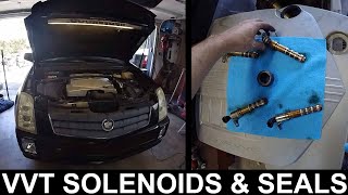 Cadillac SRX 2004-2009 / CTS 2003-2012 3.6 VVT Solenoids and Seals Replacement