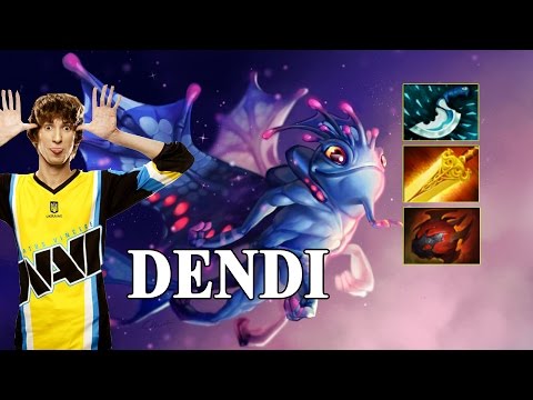 Dendi Troll: Puck with Radiance, Heart in Dota 2