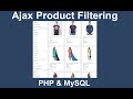 Ajax Product Filtering with PHP & MySQL - PHP Project