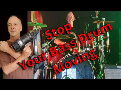 Stop your Bass Drum Moving. A Simple DYI Solution that works!