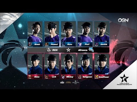 ROX vs AFS Game 1 Highlights - ROX TIGERS vs AFREECA FREECS - LCK Week 12 - SPRING 2016