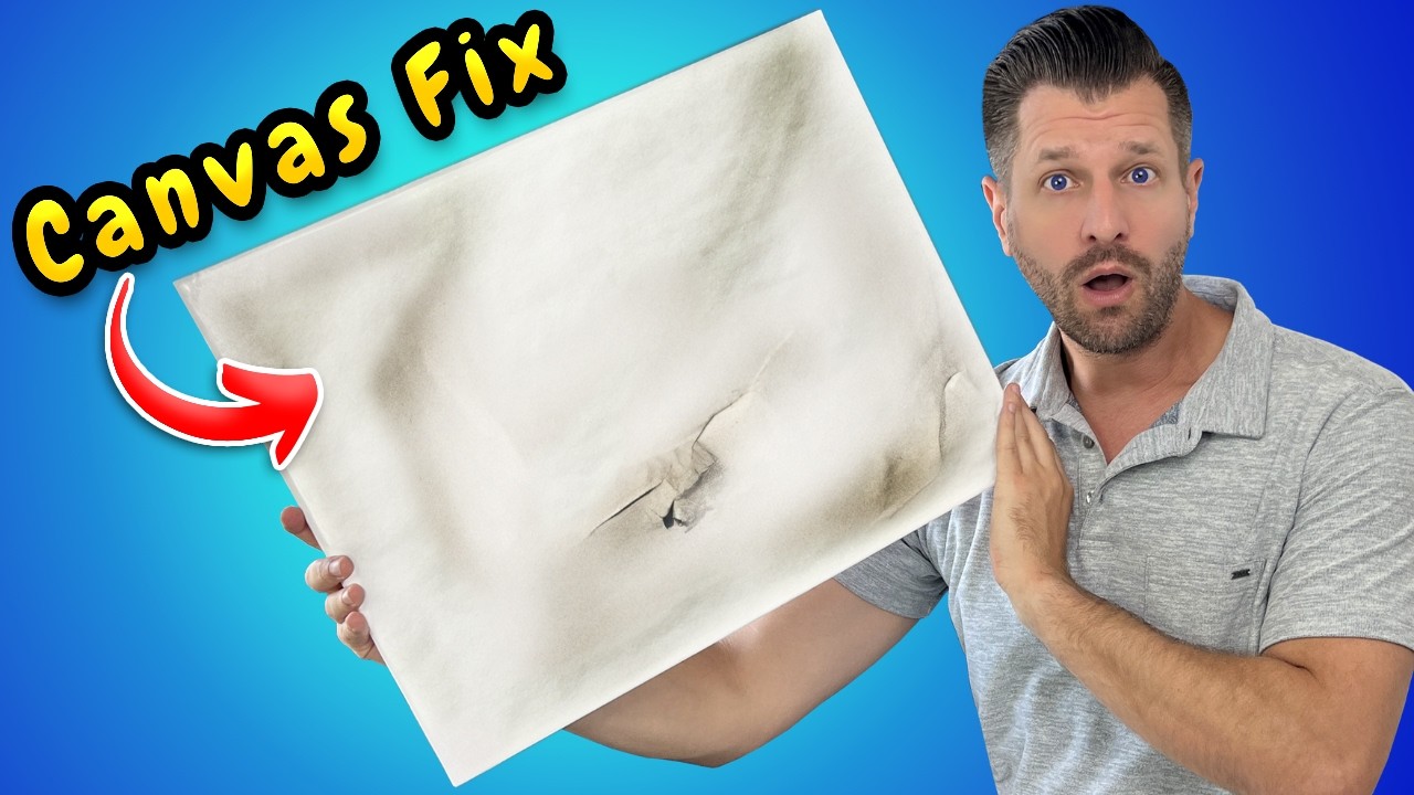 3 Simple Ways To Tighten & Fix Any Canvas!