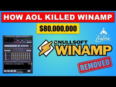 WINAMP: The $80 MILLION Music Player That AOL KILLED