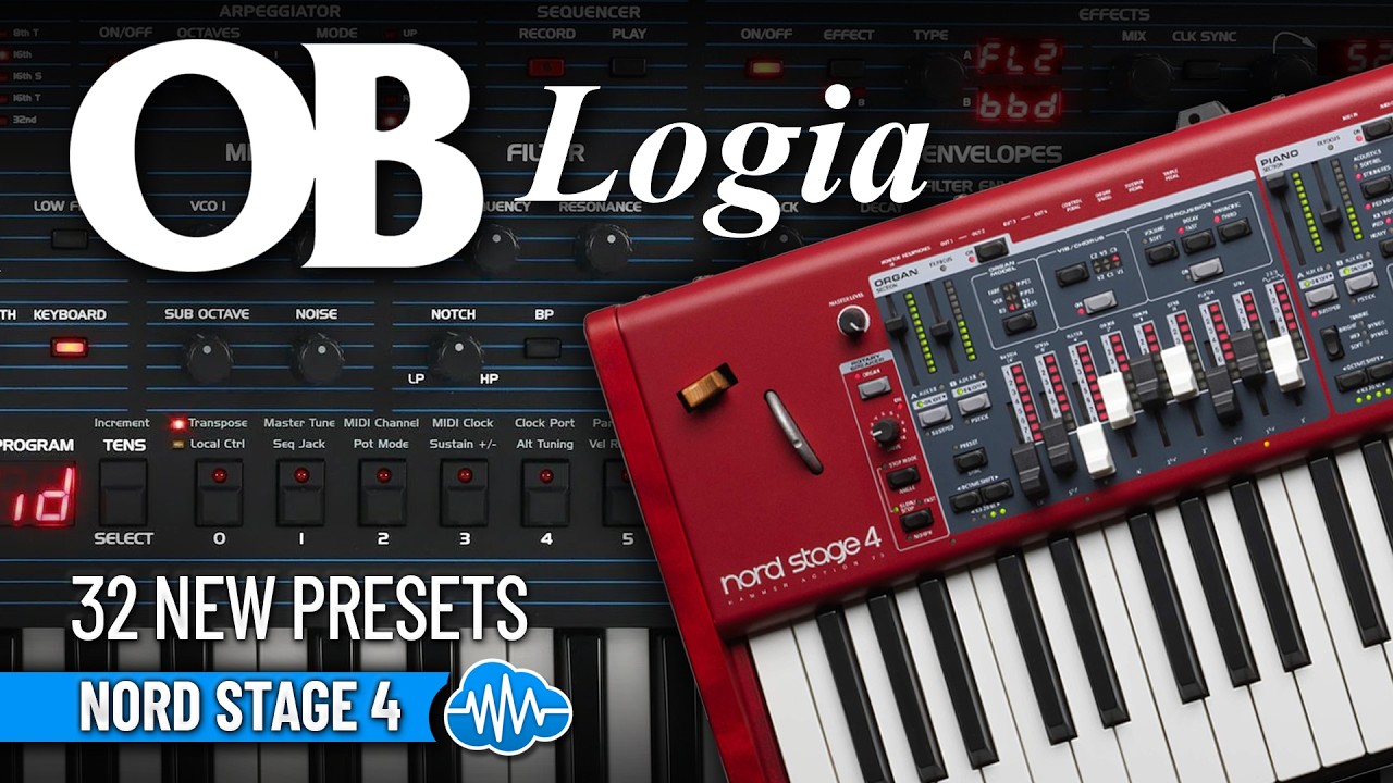 GPR043 - Ob-logia - Premium Sound Library - Nord Stage 4 ( 32 presets ) - Video Preview 1