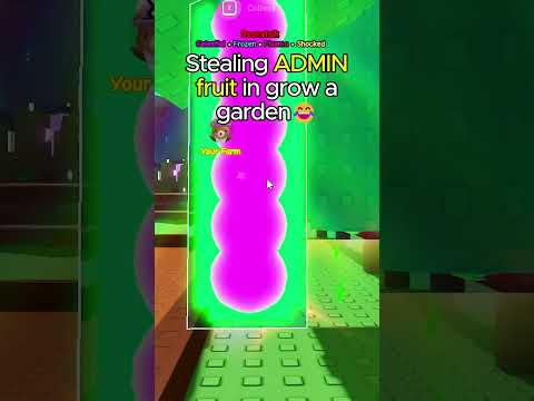 STEAL ADMIN FRUIT in Grow a Garden Update: Grow a Garden Roblox Noob To Pro Tips Guide #growagarden