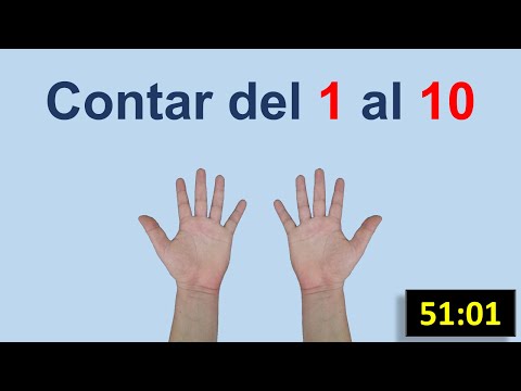 Aprende a contar los numeros del 1 al 10 con los dedos