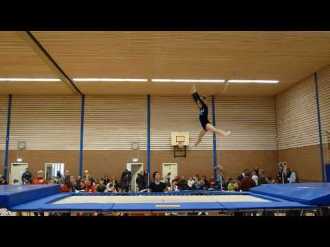 Megan Verhaar - Trampoline - District Kampioenschap 30-01-2010 - 2e Keuze