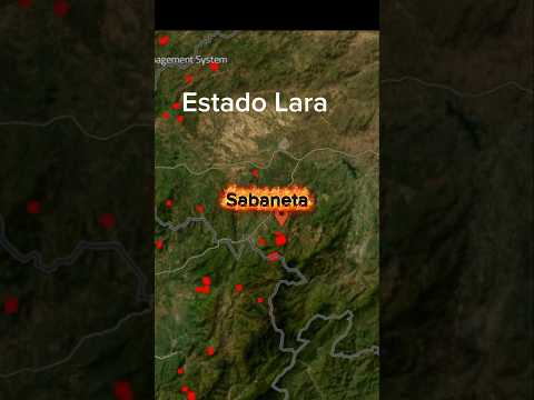 Anomalía térmica, lo que la,Nasa muestra en Lara, Sabaneta.