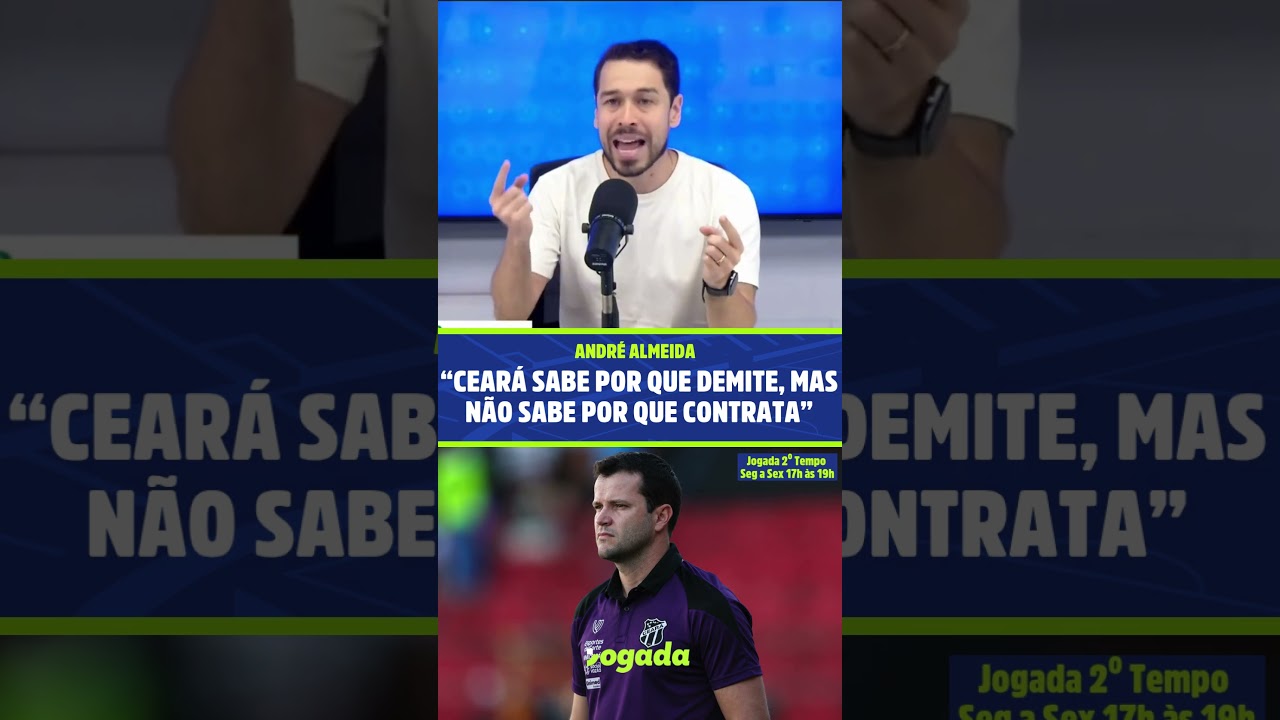 Imagem da notícia Daniel Paulista é o 13º técnico do Ceará em menos de 5 anos