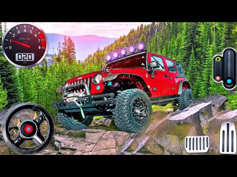 Offroad Jeep Driving Simulator - Luxury SUV 4x4 Prado Stunts - Android GamePlay #3