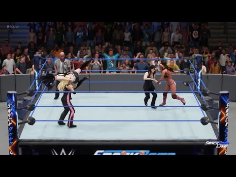 WWE 2K18 SmackDown Trish Stratus vs. Alicia Fox vs. Paige vs. Nicki Cross