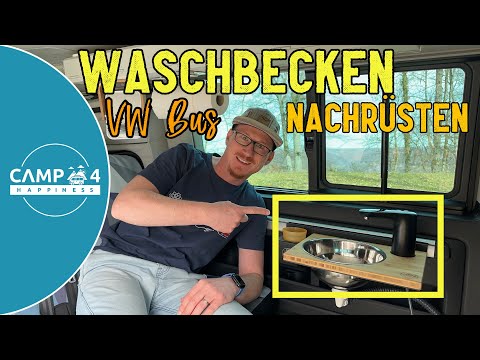 VW California & Multivan Küche: WASCHBECKEN als Modul im VW Bus