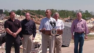 preview picture of video 'President Obama Speaks on Disaster Recovery Efforts in Arkansas'