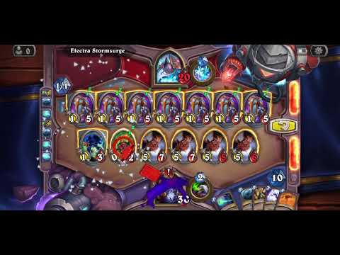 Hearthstone Puzzle Lab Lethal Electra Stormsurge Keepers of the Gate 3/6