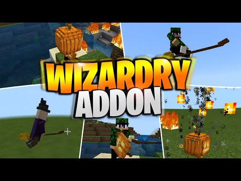 drowned_4 -  WIZARDRY ADDON-MOD FOR YOUR MINECRAFT PE/BE 1.16 to 1.16.40|  FLYING BROOM MOD