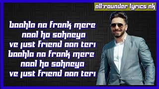 Just Friend _Lyrics_ Remmy Remmy__ Just Friend Lyrics _Latest Punjabi Songs 2020