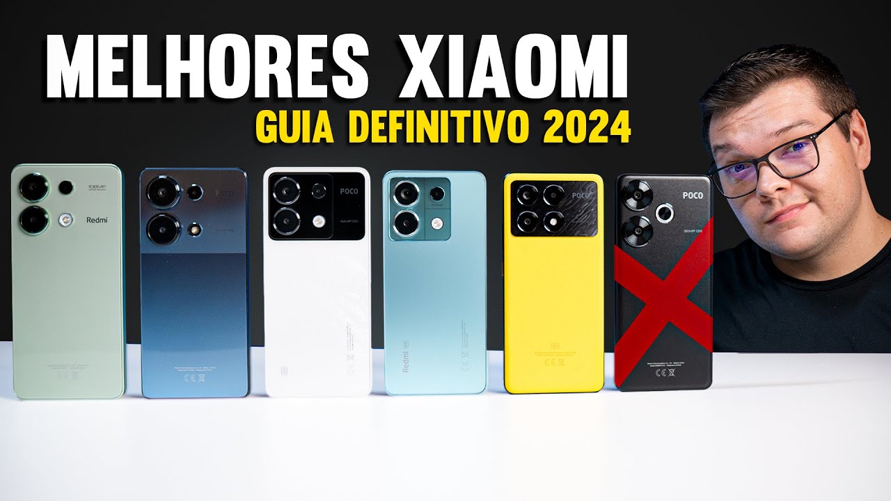 OS MELHORES! 3 celulares da XIAOMI para COMPRAR hoje! 2024
