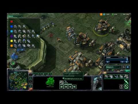 Starcraft 2 [T][T][T] vs. [T][P][P] banshee dark templar rush.