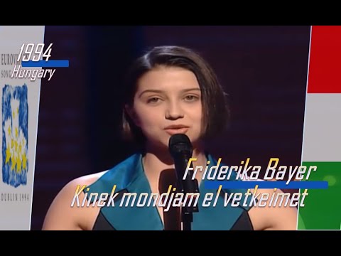 eurovision 1994 Hungary 🇭🇺 Friderika Bayer - Kinek mondjam el vetkeimet ᴴᴰ