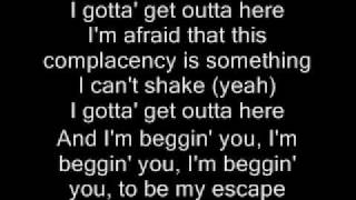 Be My Escape - Relient K  (lyrics) FULL VERSION!!!