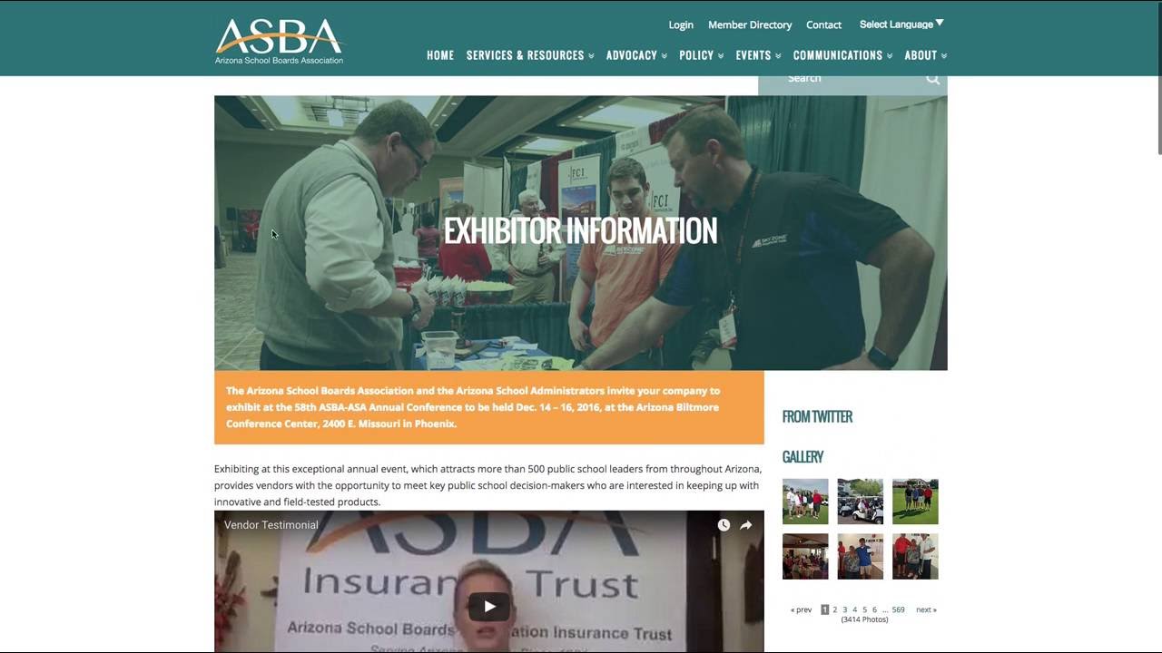 Exhibitor Registration Demo