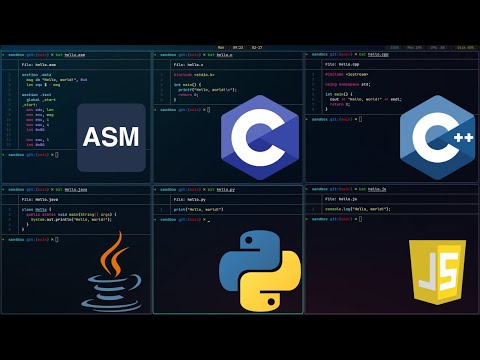 Assembly C C Java Python Javascript Coding Speed Side By Side Comparison In Real Time