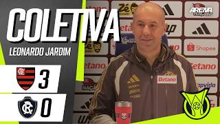 COLETIVA LEONARDO JARDIM | AO VIVO | Flamengo x Remo - Brasileirão 2026
