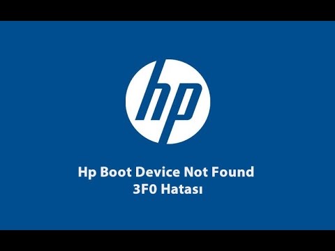 Hp Boot Device Not Found 3F0 hatası - Larimza
