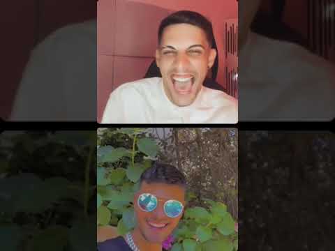 Danny Romero y Abraham Mateo Aunque llorare I Instagram live