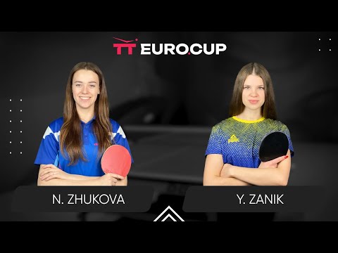 18:50 Nadiia Zhukova - Yulianna Zanik 13.07.2024 TT Euro.Cup Women Ukraine Star. TABLE 3
