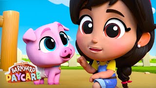 Baby Pig & Farmer Mia Play Missing Colors Games! 🐷🎨 Barnyard Daycare