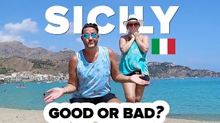 Why are ALL the BEACHES LIKE THIS in SICILY, Italy? 🇮🇹 Welcome to Giardini Naxos