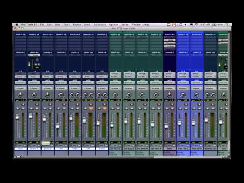 Using Groups in Pro Tools