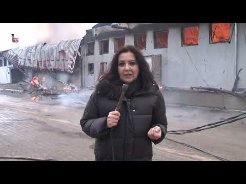 Požar u Industrijskoj zoni u Novom Pazaru