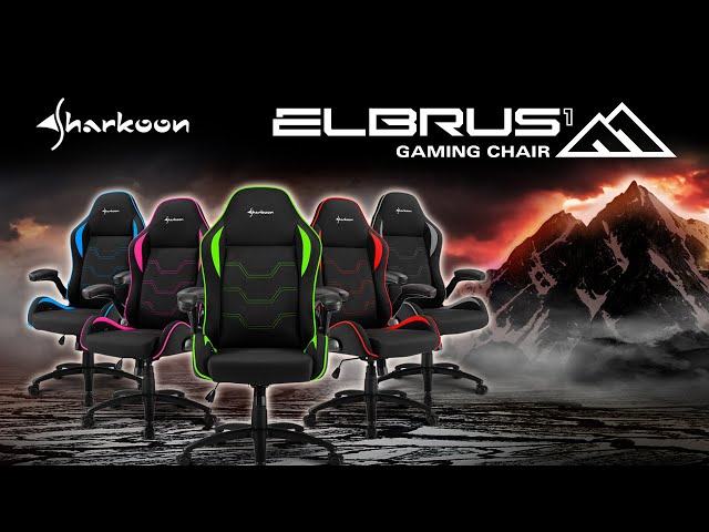 Sharkoon Elbrus 1 Cadeira Gaming Preta/Verde video