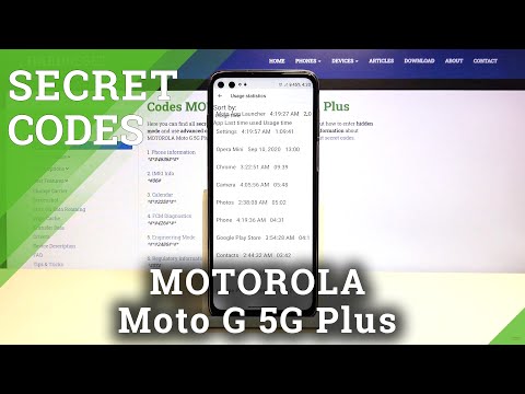 How to Use Secret Codes on Motorola Moto G 5G Plus- Enter Secret Codes