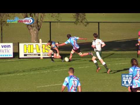 2017 RAMS NHRU Round 14 Premier 1 Highlights - Waratah Vs Southern Beaches