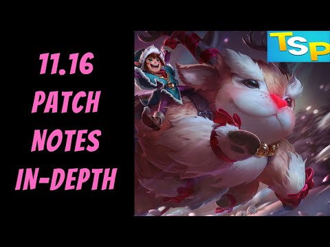 11.16 Patch Notes Analysis In-Depth -- League of Legends -- The Strategy Professor