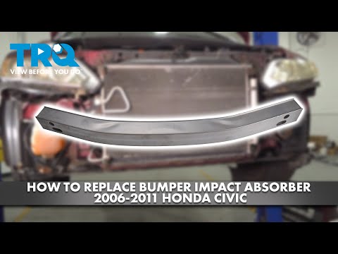 How to Replace Front Bumper Impact Absorber 2006-2011 Honda Civic