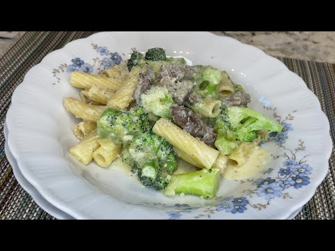 Easy beef and broccoli pasta
