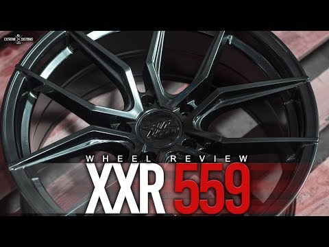 XXR 559 Slingshot: Chromium Black, 18x8.5