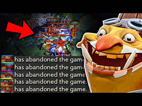 7k Ranked! WTF All Abandoned! - when a Sniper wanna counter my Techies with my Strats!