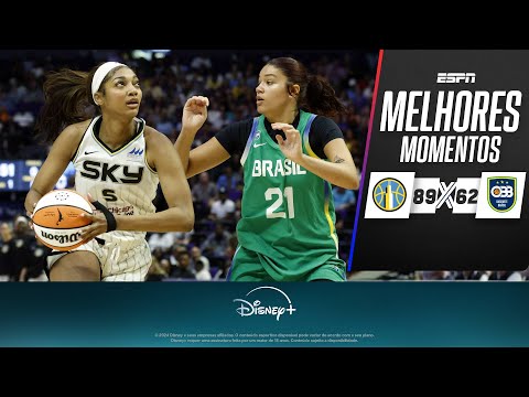 Brasil começa bem, mas leva a virada e perde amistoso para o Chicago Sky; VEJA os lances