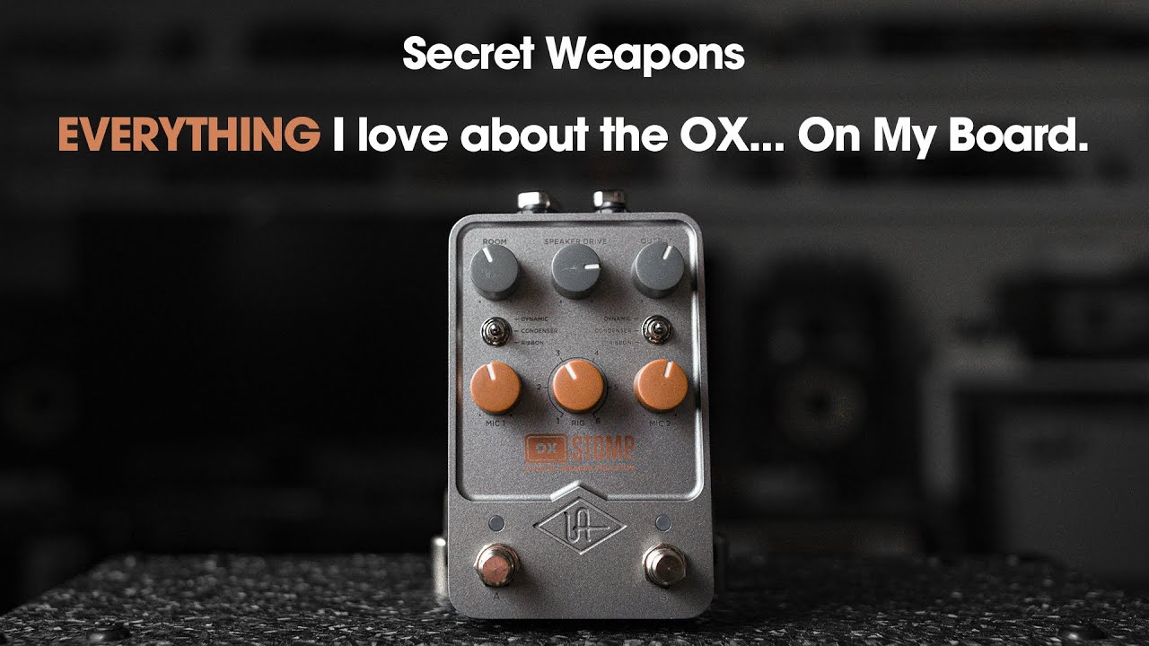 The Solution I've NEEDED for my preamps! Introducing the UA Ox Stomp | Secret Weapons Demo & Review - YouTube