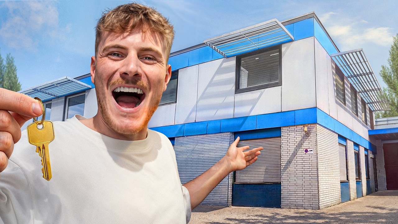 Ich baue meine eigene Werkstatt! (850m² Büro) 🔧