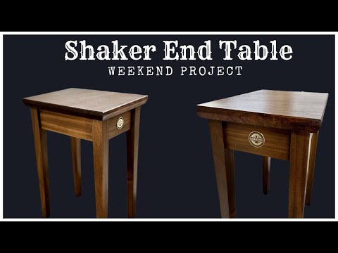 Shaker End Table  |  Weekend Shop Project